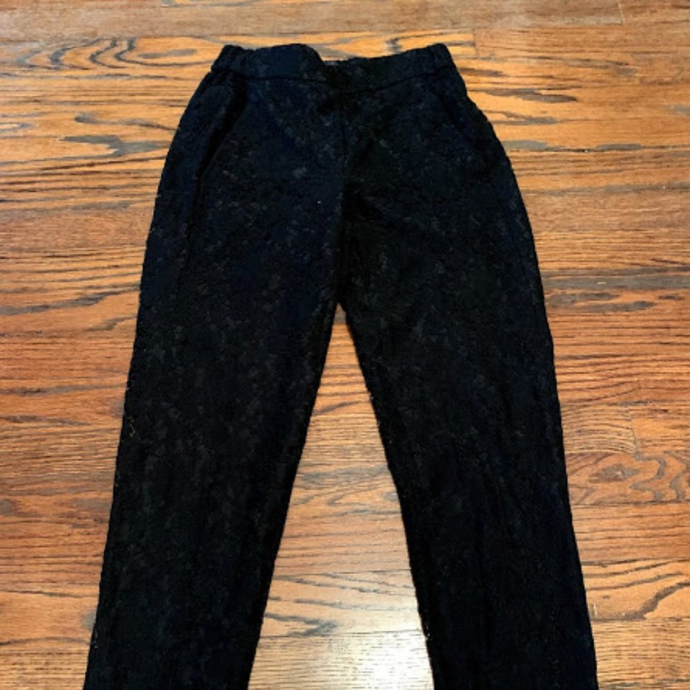 J. Crew Easy Pant in Lace